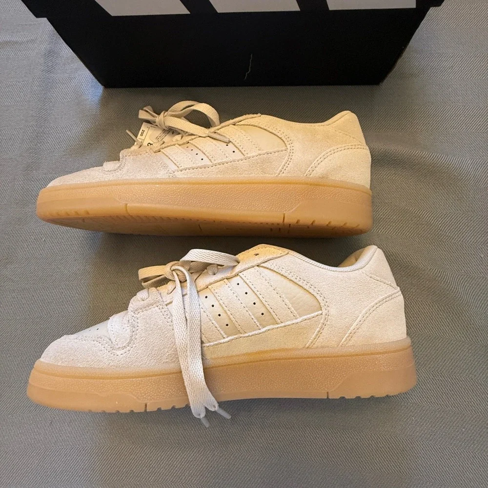 Adidas Break Start Premium Low Wonder Beige Gum JS2272 Mens 7 Womens 8 NIB